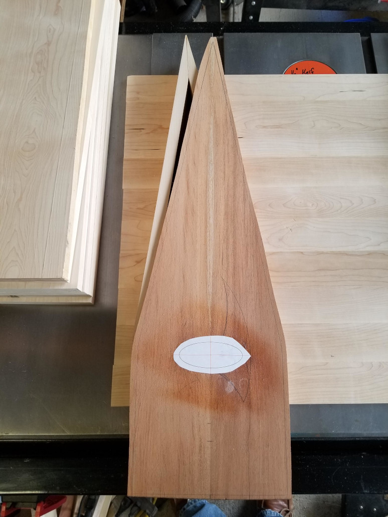 14 prep for sound hole cut